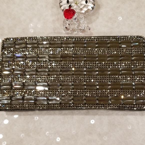 Brand New Crystal Glitter Zip Around Wallet - Picture 2 of 7